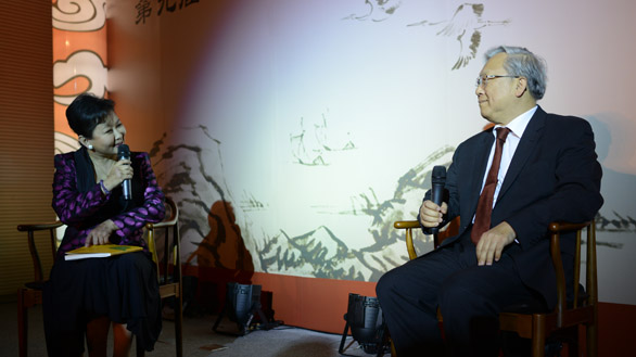 獲獎作者、著名科學家路甬祥接受采訪