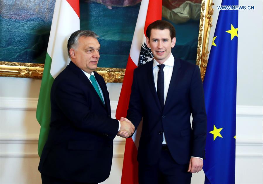 AUSTRIA-VIENNA-AUSTRIAN AND HUNGARIAN LEADERS-ILLEGAL MIGRATION-DISCUSSIONS