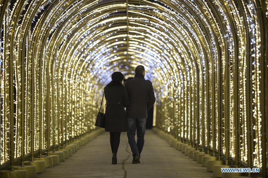POLAND-WARSAW-WILANOW PALACE-EXHIBITION-ROYAL GARDEN OF LIGHT