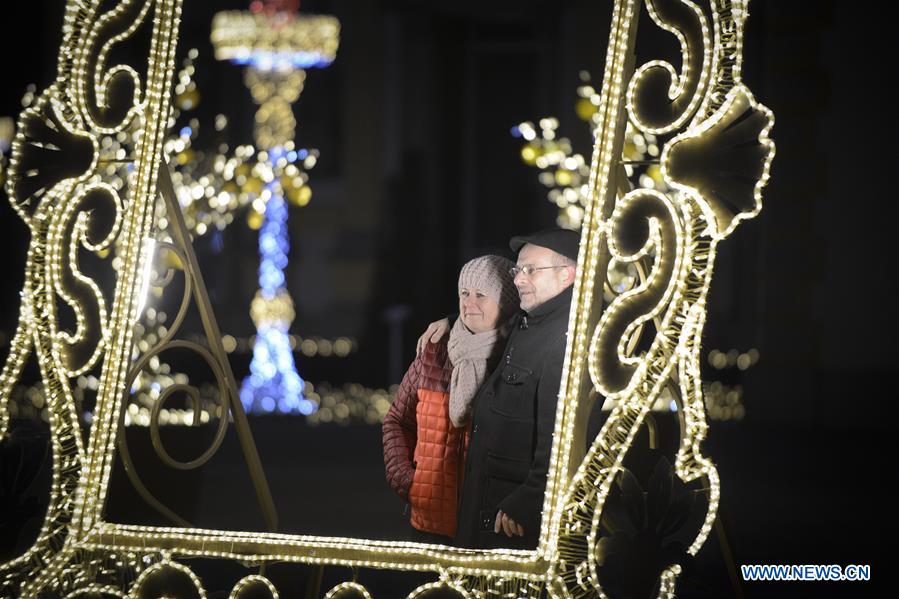POLAND-WARSAW-WILANOW PALACE-EXHIBITION-ROYAL GARDEN OF LIGHT