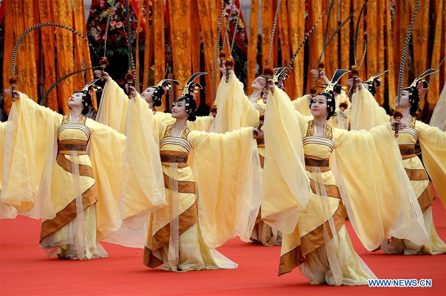 CHINA-SHAANXI-HUANGDI-CEREMONY (CN)