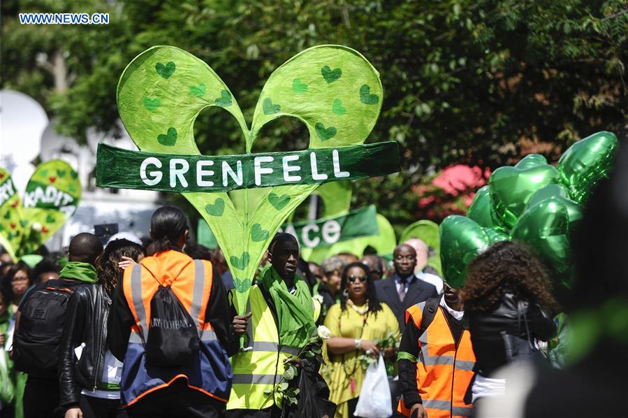 BRITAIN-LONDON-GRENFELL&nbsp;TOWER-FIRE-ONE YEAR ANNIVERSARY