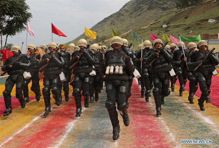 INDIAN-CONTROLLED KASHMIR-POLICE PASSING OUT PARADE