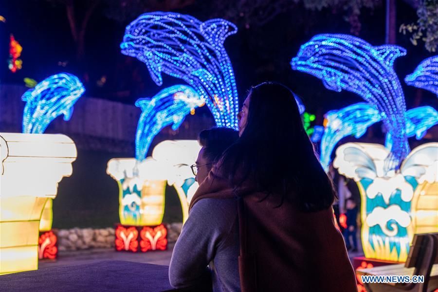 U.S.-LOS ANGELES-THANKSGIVING-LIGHT INSTALLATIONS