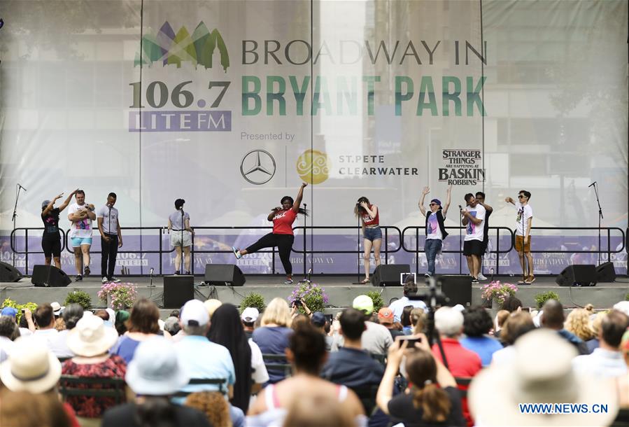 U.S.-NEW YORK-BROADWAY IN BRYANT PARK