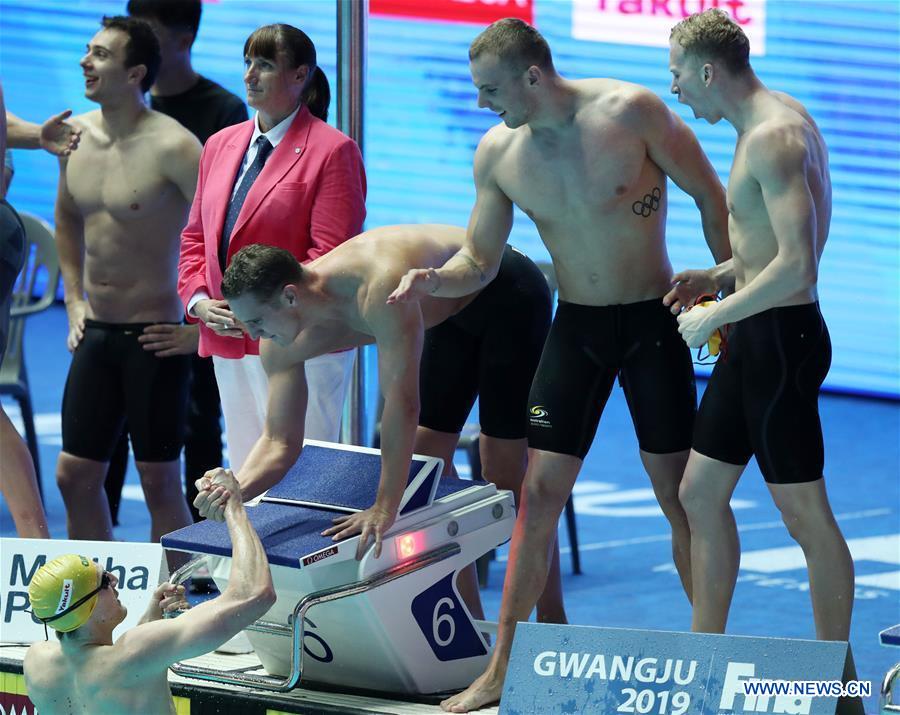 (SP)SOUTH KOREA-GWANGJU-FINA WORLD CHAMPIONSHIPS-SWIMMING-DAY 6