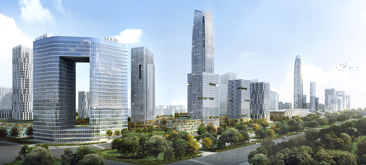 中央商務區(qū)金融商務北區(qū)將以5A甲級寫字樓聚集為群，南區(qū)將建設多功能為一體的綜合城市化辦公區(qū)域