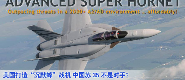 美國打造&ldquo;沉默蜂&rdquo;戰(zhàn)機(jī) 中國蘇35不是對手？