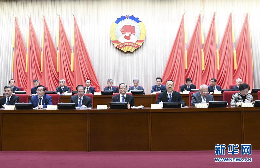 1月22日，政協(xié)第十二屆全國委員會常務委員會第二十四次會議在北京開幕。全國政協(xié)主席俞正聲出席開幕會。 新華社記者 燕雁 攝