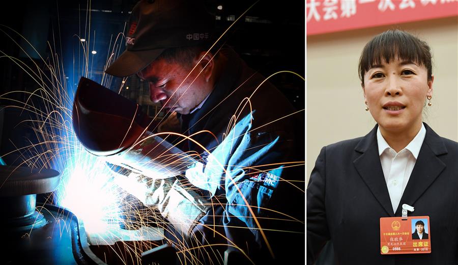 （兩會(huì)&middot;影像鏈接）全國(guó)人大代表張敬華：加大力度培養(yǎng)高級(jí)技術(shù)工人