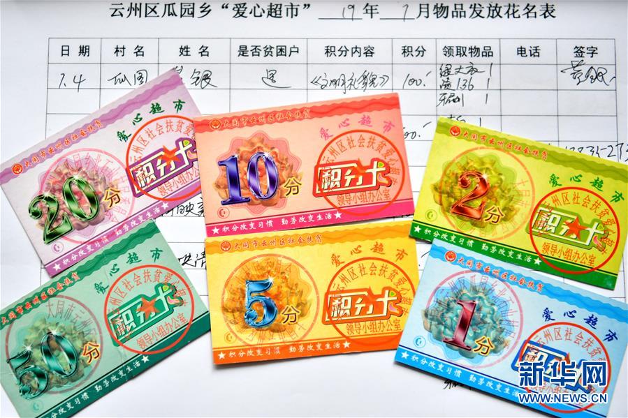 (社會(huì))(3)貧困群眾受益“愛(ài)心超市”