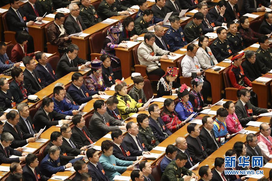 （兩會(huì)&middot;政協(xié)開(kāi)幕&middot;XHDW）（4）全國(guó)政協(xié)十三屆二次會(huì)議在京開(kāi)幕