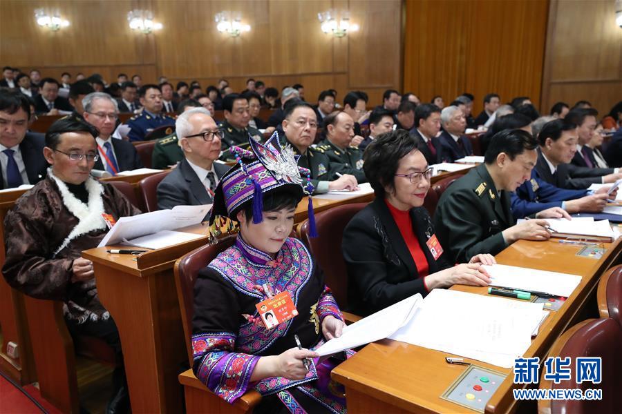 （兩會(huì)&middot;政協(xié)開(kāi)幕&middot;XHDW）（8）全國(guó)政協(xié)十三屆二次會(huì)議在京開(kāi)幕