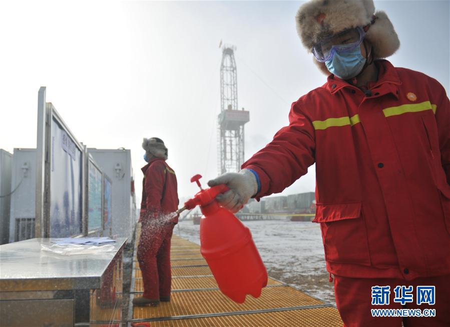 （圖文互動）（1）大慶油田：一手抓防疫，一手抓生產(chǎn)