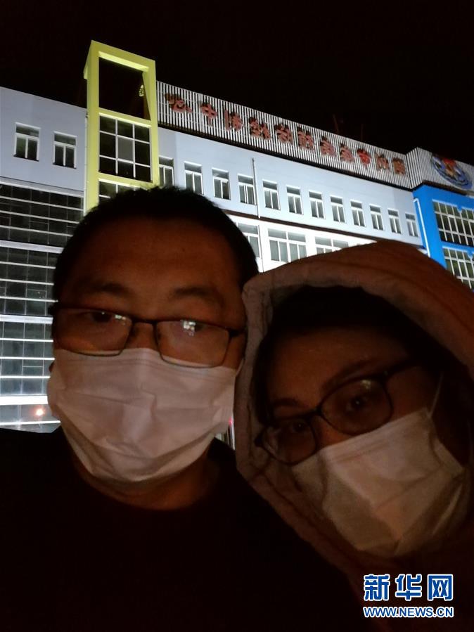 （一線抗疫群英譜&middot;圖文互動）（3）山西檢測員伉儷：疫情不退，決不放松