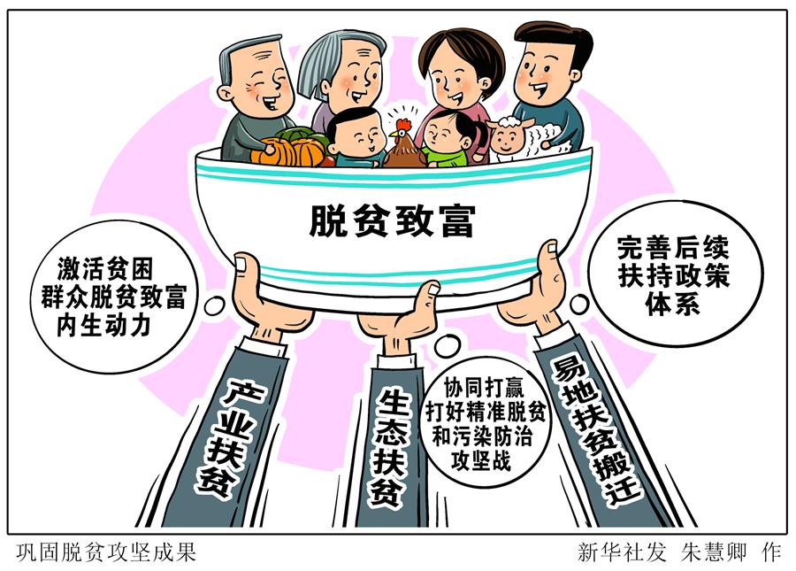 （圖表&middot;漫畫(huà)）［國(guó)家扶貧日］鞏固脫貧攻堅(jiān)成果