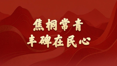政績(jī)觀丨焦桐常青，豐碑在民心