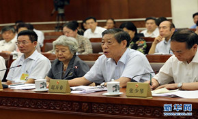 十二屆全國人大常委會第十次會議分組審議現(xiàn)場