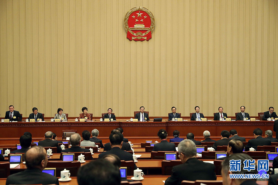 十二屆全國(guó)人大常委會(huì)第二十五次會(huì)議舉行第二次全體會(huì)議 張德江出席
