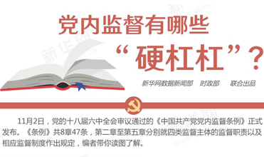 黨內(nèi)監(jiān)督有哪些&ldquo;硬杠杠&rdquo;？