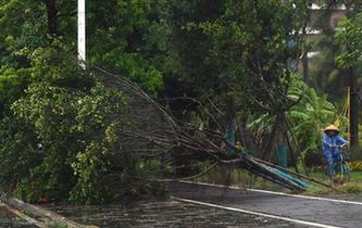 臺風(fēng)&ldquo;山神&rdquo;登陸海南