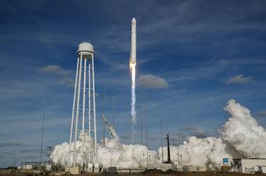 美&ldquo;天鵝座&rdquo;飛船給空間站送貨