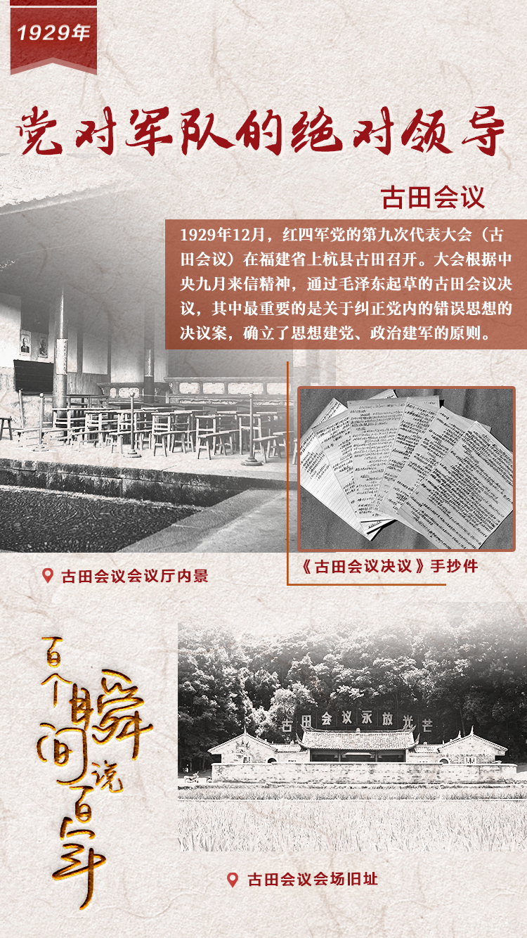 1929，黨對(duì)軍隊(duì)的絕對(duì)領(lǐng)導(dǎo)