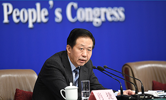 肖捷在回答記者提問(wèn)