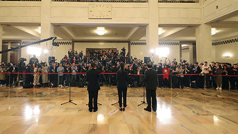 十三屆全國人大二次會(huì)議首場&ldquo;代表通道&rdquo;