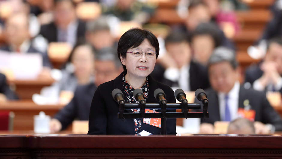 民革中央副主席、上海市委會主委，上海市人大常委會副主任 高小玫