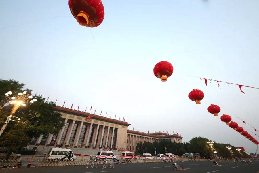 這就是今天早上的北京！