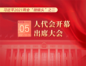 習(xí)近平2021兩會(huì)&ldquo;微鏡頭&rdquo;之二：3月5日 人代會(huì)開(kāi)幕，出席大會(huì)