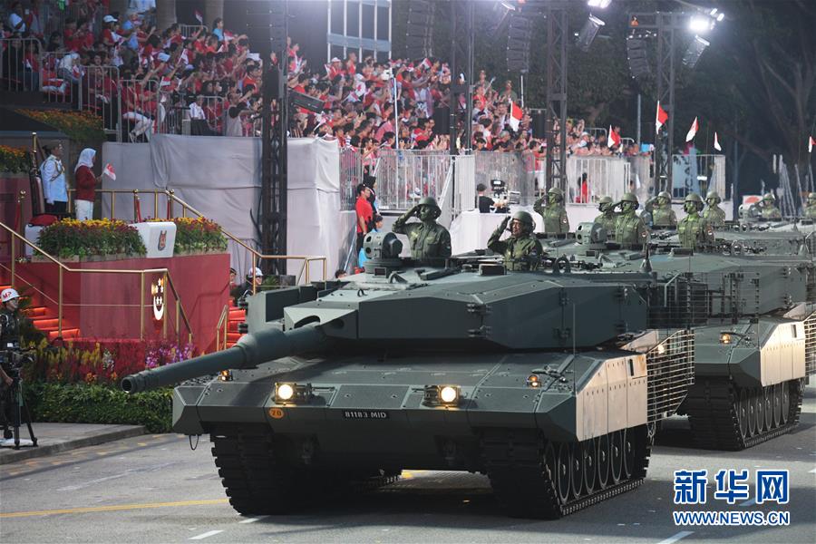 (國(guó)際)(5)新加坡舉行國(guó)慶54周年慶典