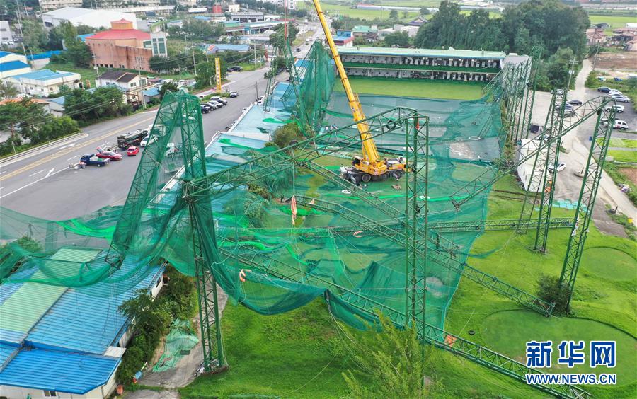 （國(guó)際）（5）超強(qiáng)臺(tái)風(fēng)&ldquo;美莎克&rdquo;過(guò)境韓國(guó)致1死1傷