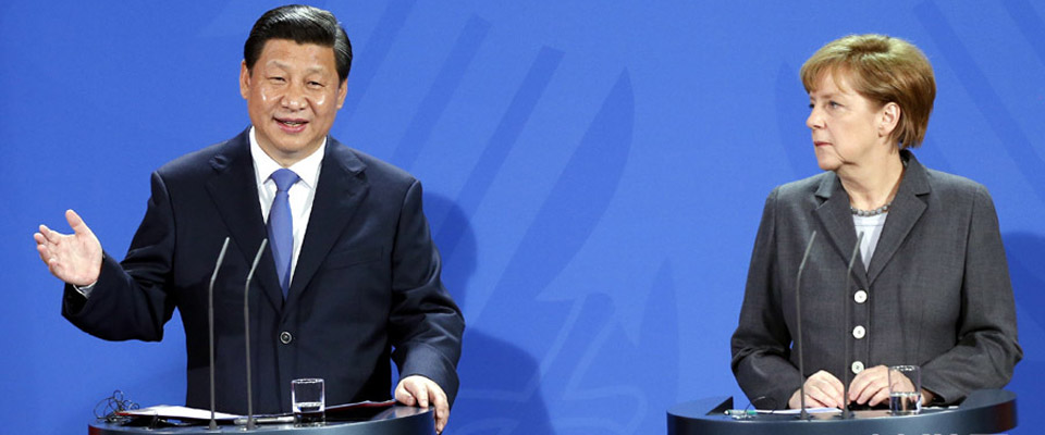 習(xí)近平與德國總理默克爾共同會(huì)見記者