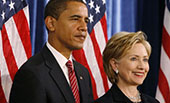 希拉里&ldquo;?；?rdquo;奧巴馬，現(xiàn)時(shí)而已？