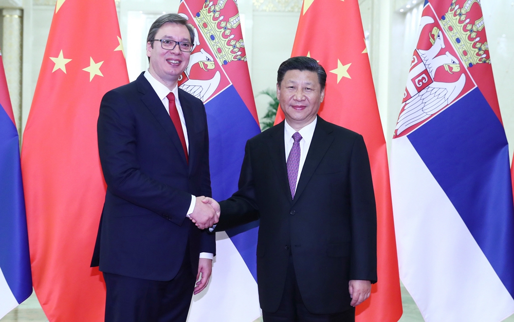 習近平會見塞爾維亞總理、當選總統(tǒng)武契奇