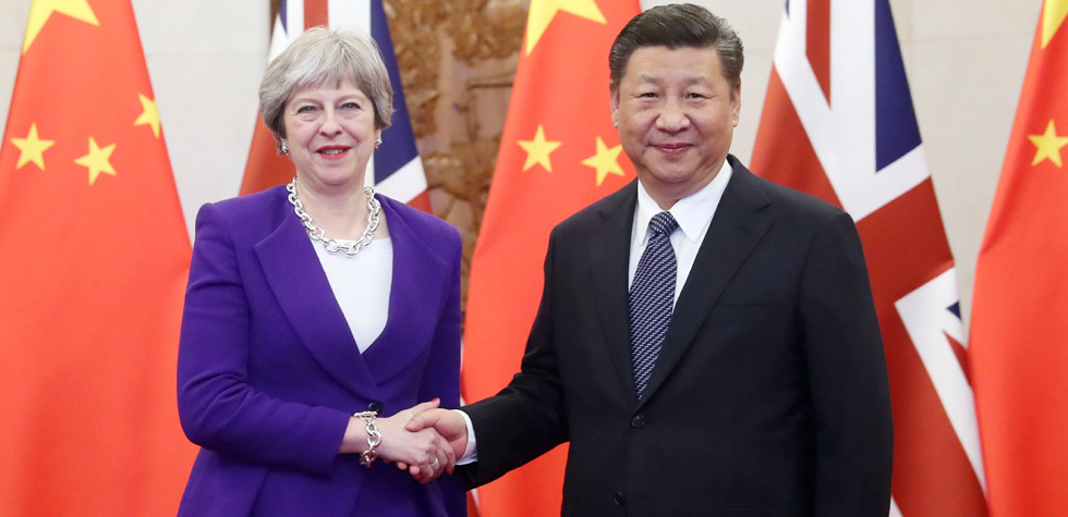 習近平會見英國首相特雷莎&middot;梅