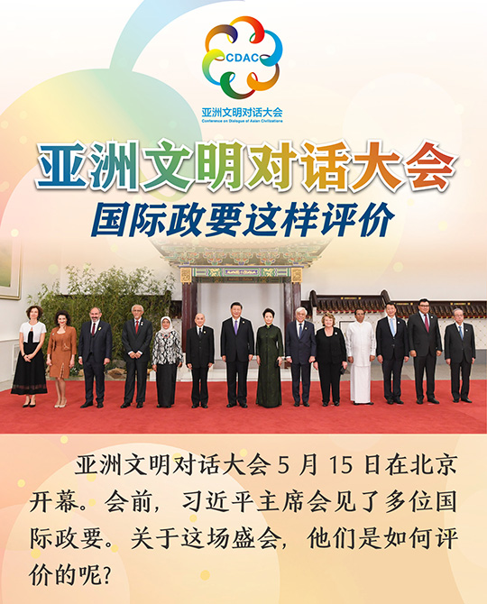 亞洲文明對話大會，國際政要這樣評價