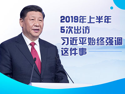 上半年出訪，習近平始終強調這件事