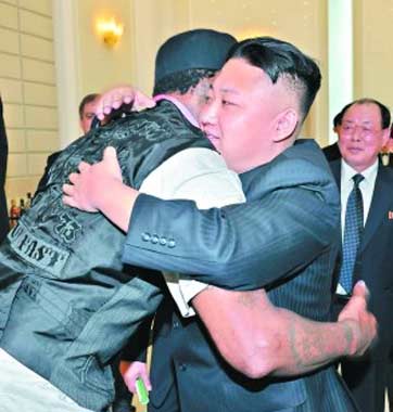 金正恩托羅德曼轉(zhuǎn)告奧巴馬：不打仗，打電話