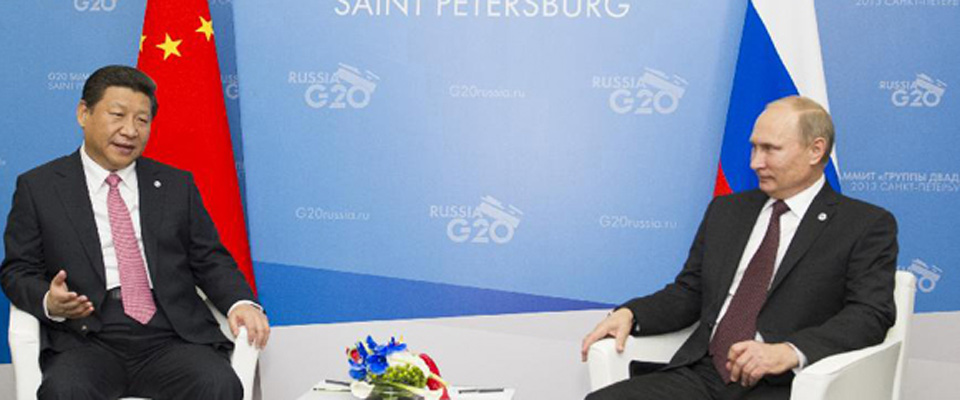 2013年9月，習(xí)近平會見俄羅斯總統(tǒng)普京